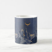 Vintage Science Fiction, Mondschneeplanet Kaffeetasse (Mittel)