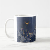Vintage Science Fiction, Mondschneeplanet Kaffeetasse (Links)