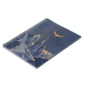 Vintage Science Fiction, Mondschneeplanet Notizblock (Linke Seite)