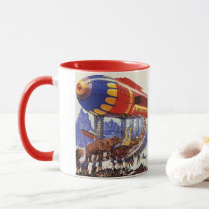 Vintage Science-Fiction, Noahs Arche Wild-Tiere Tasse