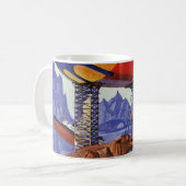 Vintage Science Fiction, Noah's Ark Wild Animals Kaffeetasse (Vorderseite Links)