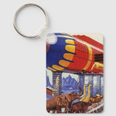 Vintage Science Fiction, Noah's Ark Wild Animals Schlüsselanhänger (Vorderseite)