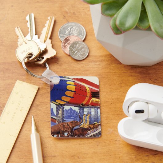 Vintage Science Fiction, Noah's Ark Wild Animals Schlüsselanhänger (Schreibtisch)