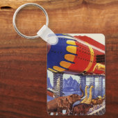 Vintage Science Fiction, Noah's Ark Wild Animals Schlüsselanhänger (Vorderseite)