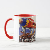 Vintage Science Fiction, Noah's Ark Wild Animals Tasse (Links)