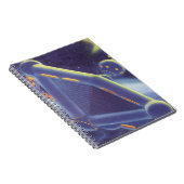 Vintage Science Fiction Orbit-Raumstation Notizblock (Rechte Seite)