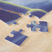 Vintage Science Fiction Orbit-Raumstation Puzzle (Seite)