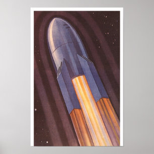 Vintage Science Fiction Poster