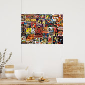 Vintage Science Fiction Poster (Küche)