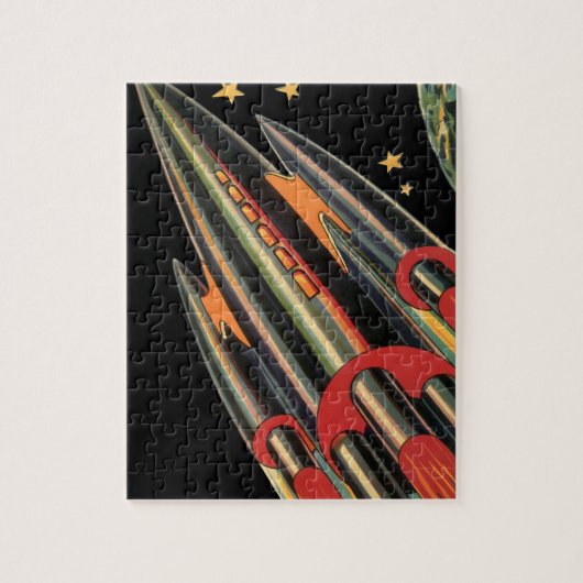 Vintage Science Fiction Puzzle (Vertikal)