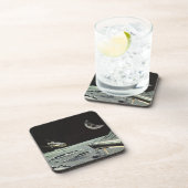 Vintage Science Fiction, Raketenschiff Getränkeuntersetzer (Rechte Seite)