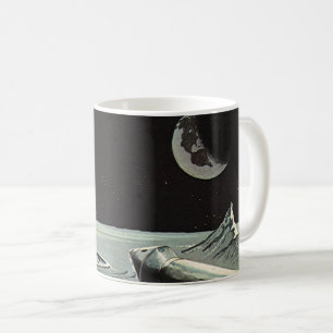 Vintage Science Fiction, Raketenschiff Kaffeetasse