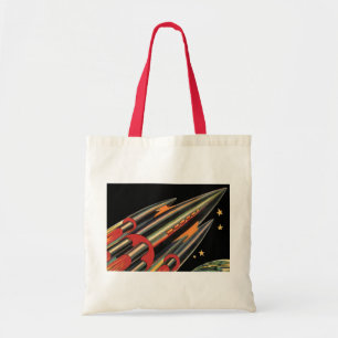 Vintage-Science-Fiction-Raumschiff von Space Stars Tragetasche