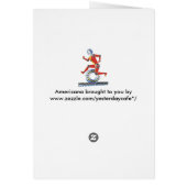 Vintage Science Fiction Roboter mit Rad (Hinten)