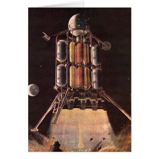 Vintage Science Fiction Rocket Blade Off Planet (Vorne)