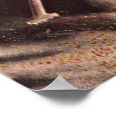 Vintage Science Fiction Rocket Blade Off Planet Poster (Ecke)