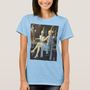 Vintage-Science-Fiction-Schönheitssalon-Spa-Manicu T-Shirt