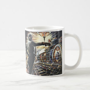 Vintage Science Fiction Sci Fi Futuristische Masch Kaffeetasse