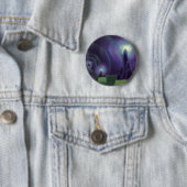 Vintage Science Fiction, Sci Fi Weltraumplanet Button (Beispiel)