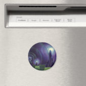 Vintage Science Fiction, Sci Fi Weltraumplanet Magnet (In Situ (Geschirrspüler))