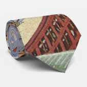 Vintage Science Fiction Stadt, Viktorianischer Ste Krawatte (Gerollt)