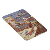Vintage Science Fiction Stadt, Viktorianischer Ste Magnet (Rechte Seite)