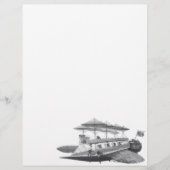 Vintage Science Fiction Steampunk Airship Eclipse (Vorderseite)