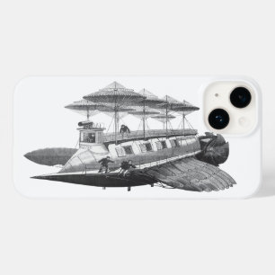 Vintage Science Fiction Steampunk Airship Eclipse Case-Mate iPhone Hülle