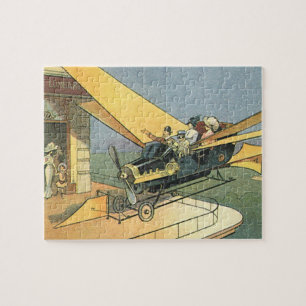 Vintage-Science-Fiction-Steampunk-Cabrio Puzzle