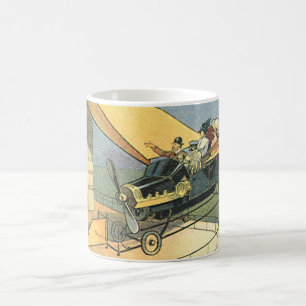Vintage-Science-Fiction-Steampunk-Cabriolet Kaffeetasse