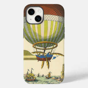 Vintage Science Fiction Steampunk Heißluftballon iPhone Hülle