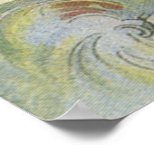 Vintage Science Fiction Steampunk U-Boot Poster (Ecke)