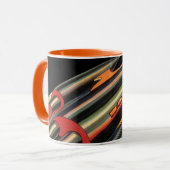Vintage Science Fiction Tasse (Vorderseite Links)