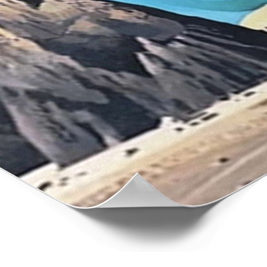 Vintage Science Fiction UFO Poster (Ecke)