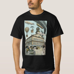 Vintage Science-Fiction, viktorianische Steam-Punk T-Shirt