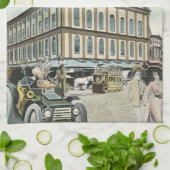 Vintage Science Fiction, Viktorianischer Dampfpunk Handtuch (Gefaltet)