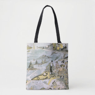 Vintage Science-Fiction-Zukunftsautos, Taxidienst Tasche