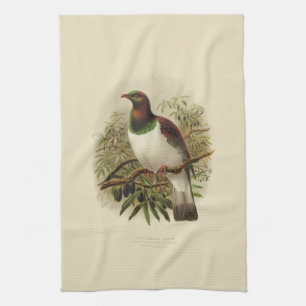 Vintage Science NZ Vögel - Kereru Tea Towel Handtuch