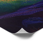 Vintage Scotland Edinburgh Castle Poster (Ecke)