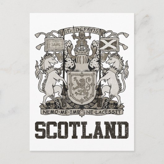 Vintage Scotland Postkarte (Vorderseite)