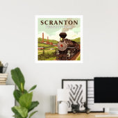 Vintage Scranton Pennsylvania Poster (Heimbüro)