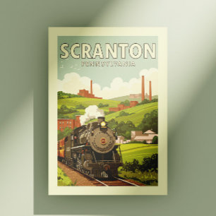 Vintage Scranton Pennsylvania Postkarte