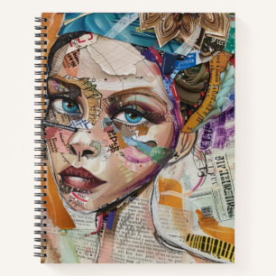 Vintage-Scrapbook-Collage-Gesicht (6) Notizblock