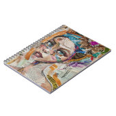 Vintage-Scrapbook-Collage-Gesicht (6) Notizblock (Linke Seite)