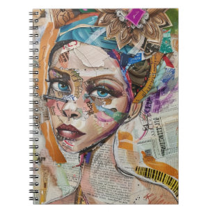Vintage-Scrapbook-Collage-Gesicht (6) Notizblock