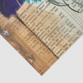 Vintage-Scrapbook-Collage-Gesicht (7) Seidenpapier (Detail)