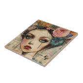 Vintage-Scrapbook-Collage-Gesicht (9) Fliese (Seite)