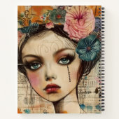 Vintage-Scrapbook-Collage-Gesicht (9) Notizblock (Rückseite)
