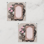 Vintage Scrapbook-Elemente Begleitkarte (Vorne/Hinten)