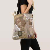 Vintage-Scrapbook-Junk-Journal-Collage-Tasche  Tasche (Von Nahem)